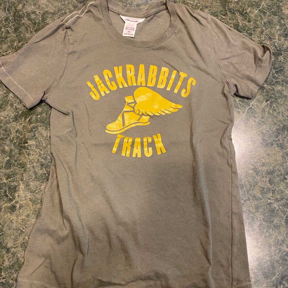 Vintage Abercrombie jackrabbits track t-shirt